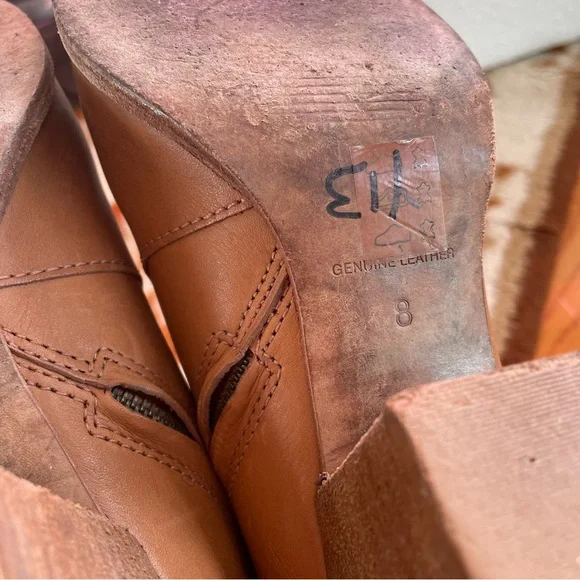 Madewell The Brenner Boot in Brown Leather SZ 8 | Leather Booties - Picture 9 of 14